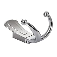 DOITOOL Heavy Duty Aluminium Coat Hook Wall Mounted Rack for Bedroom Bathroom Kitchen Garage Bright Chrome