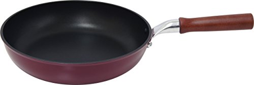 Urushiyama Metal Industrial Frying Pan, 10.2 inches (26 cm), For Gas Fire, Teflon Platinum, Made in Japan, Lin, PFOA Free