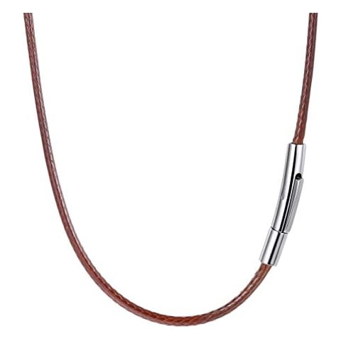 PROSTEEL 22 Inch Leather Necklace Cord Cover