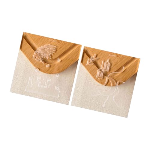 TEMOOUES 城柄 押せるビスケット 型 クッキースタンプ ペストリー ベーキングツール アクリルビスケット カッター 耐熱皿 永続的な城 クッキーカッター アクリルを焼くための