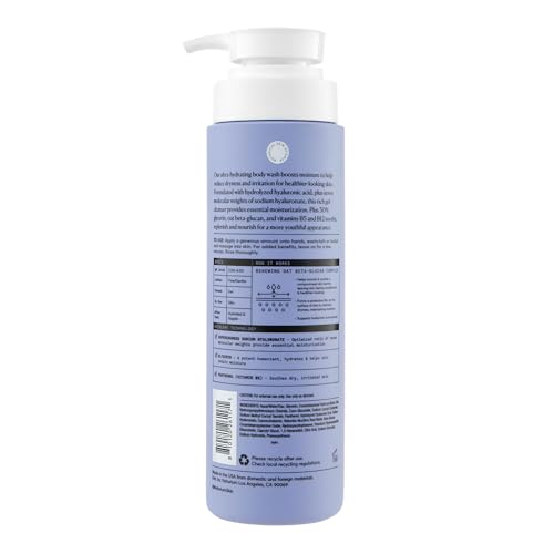 Image of Naturium The Booster Hyaluronic Acid Body Wash, Hydrating & Moisturizing plus Minimizes Dryness, with Glycerin & Vitamin B5, 16.9 oz