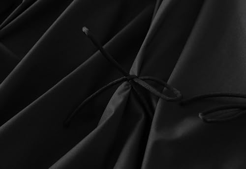 Womens Casual Pleated Skirt Bow Trim Elastic Waist A-Line Skirts Prom Party Club Skirt Trendy Fashion Skirts 20254