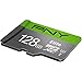 PNY Elite 128GB microSDXC-Speicherkarte + SD-Adapter, 100MB/s Lesegeschwindigkeit, Klasse 10 UHS-I, U1, A1 App Performance, V10 für Full-HD-Video