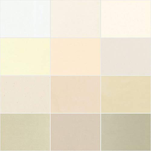 Robert Kaufman FQ-909-12 Studio Rk Kona Cotton Solids Not Quite White 12 Fat Quarter Bundle Robert Kaufman Fabrics Fq-909-12 thumb #1