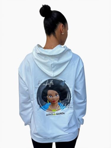 Sweat à capuche mixte blanc pour solutionner votre recherche de basique unisexe confortable