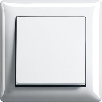Gira Standard 55 Set: Wippschalter 010600 Rahmen 021103 und Wippe 029603