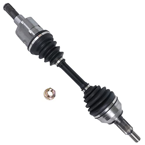 Image of Detroit Axle - Front CV Axle for 2006-2010 Hummer H3 2009-2010 H3T Driver Passenger Side LH RH CV Axle Drive Shaft Assembly Replacement