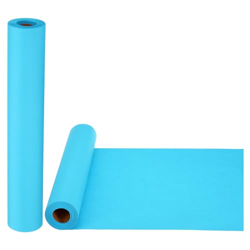 Papier kraft anti-déchirure PATIKIL 80 GSM pour emballage de cadeaux bleus