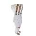 BeeCastle Children's/Kids' Beekeeping Cotton Protective Suit with Fencing Veil for Kids (4.6FT /55 INCH)