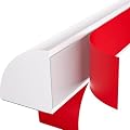 Flexible Quarter Round Trim Molding, Double-Sided Peel and Stick Rubber Trim Molding, Self Adhesive Wall Rubber Trim Molding, for Floor, Wall Gaps, Bathrooms, Countertops(118Inch)