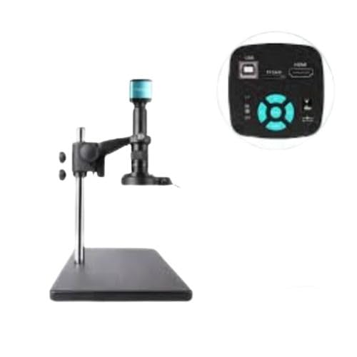Professional 48MP 4K Digital Microscope, 180X Zoom Lens, USB HDMI Output, 60FPS 1080P Resolution for PCB, LED TV, Laptop Repair, Circuit Board Observation-image-5