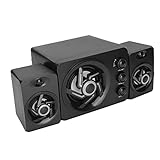 Yinhing Haut-Parleur d'ordinateur de Bureau D‑209 avec Caisson de Basses Haut-Parleur Portable pour Téléphones Mobiles Système de -parleurs Stéréo Domestique Son de Haute qualité Design élégant