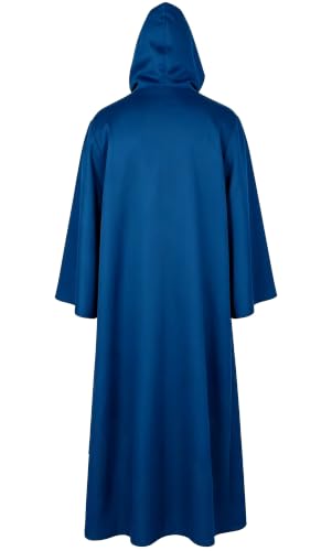 Image of GOLDSTITCH Men Hooded Robe Cloak Knight Fancy Cool Cosplay Costume