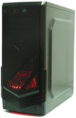 CRONUS 18030 ATX Gaming Case with 12cm Red LED Fan USB3.0 - ( > CACN)