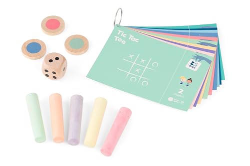 Set de Jeux de Plein air avec craies – 1-4 Joueurs – 3+ Ans – Activités créatives et motricité