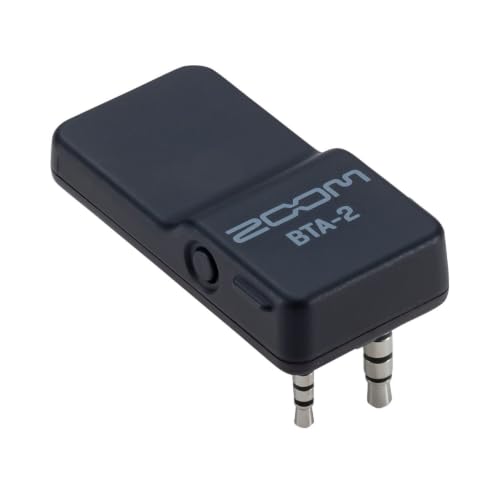 Zoom BTA-2 Adaptador de audio Bluetooth receptor inalámbrico para grabadora de podcast