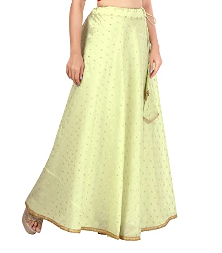 Image of Studio Shringaar Women's Polyester Maxi Skirt