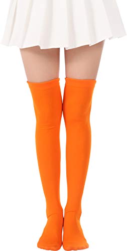 orange thigh high