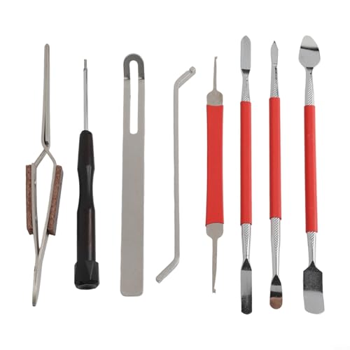 Saxophon-Wartungswerkzeuge für Flöte und Klarinette, umfassendes Reparatur-Set (8-teilig)