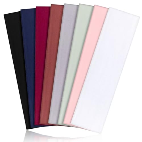 Fishinsea Sport Headbands for Women, Elastic Soft Fabric Non-Slip Hair Bands Hair Warp for Daily Workout Yoga Running Sports