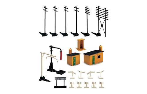 Hornby R574 OO Gauge Trackside Accessories Model Train Accessories for Adding Scenery Dioramas Woodland Buildings and More to 00 Gauge Model Railway - 1:76 Scale