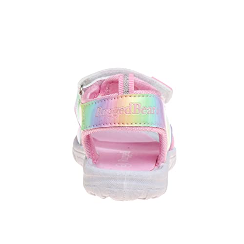 Image of Rugged Bear Girls Sport Active Summer Open Toe Sandals (Toddler)