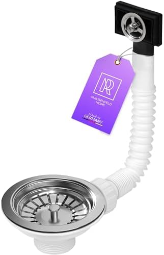 Granitspüle Schwarz Küchenspüle Einbauspüle Spülbecken Mit Sifon Abtropffläche E - Foto 10