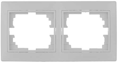 Marco para 2 Elementos Horizontal Blanco 154X81X10MM S.Europa SOLERA