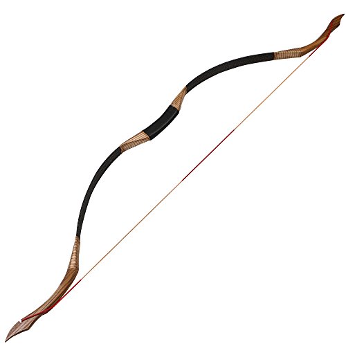 Toparchery Traditional Recurve Bow 53'' Archery Hunting Handmade Horse Bow Longbow 35 Lbs #TOP3