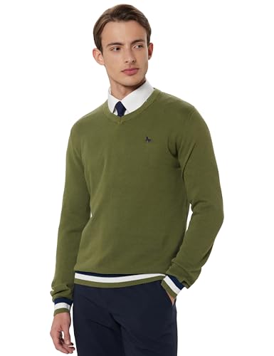 Image of Van Heusen Men's Luxury Sports Regular Fit Full Sleeve Crew Neck Sweater | Sophisticated Flair | Super Premium Fabric