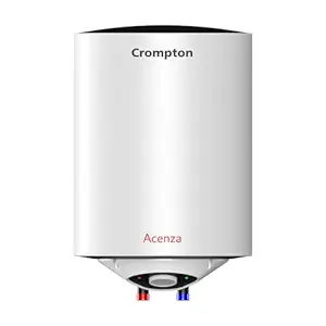 Crompton Acenza 15L Storage Water Heater (Geyser) with Superior Glassline Coating, 8 Bar pressure rating and 5yr Tank warranty