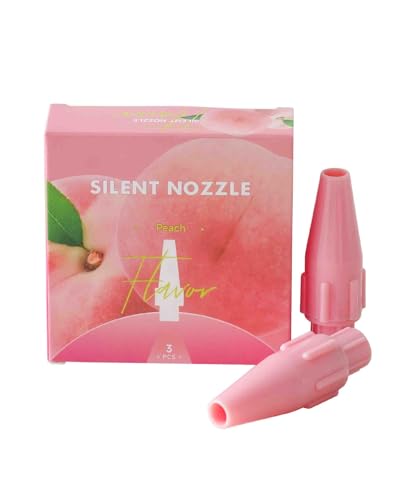 Rotass Peach Flavor Nozzle Silent Plastic Dispenser(3 Packs)