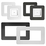 Seis interruptores de luz rodean el marco del interruptor, la funda protectora del marco del interruptor, el Marco decorativo del enchufe del interruptor