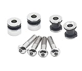 YHMOTO Detachable Sissy Bar Backrest Saddlebag Docking Hardware Kit for Harley Softail Fat Boy 2003-2017 FLS FLSS FXS