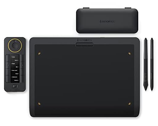 Xencelabs Pen Tablet Medium Bundle Tableta de Dibujo Tableta Gráfica Profesional Inalámbrica con Quick Keys 2 Plumas sin Batería Dibujo de Tableta con relación 16:9 para Windows-Arm/Windows/Mac/Linux | Ya disponible en tu tienda friki favorita! En mundofriki.es!