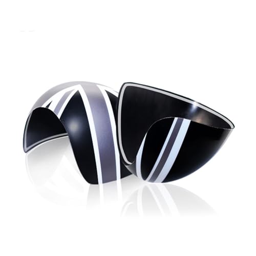 hA~[Jo[ For Mini For Cooper R50 R52 R53 2 For Pcs Rearview Side Mirror Cover Caps For Protective Shell(4)