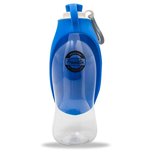 Franklin Pet Supply Easy Drink Portable Pet Water Bottle – Travel Dog Water Bottle – Portable Water Dispenser – BPA Free
