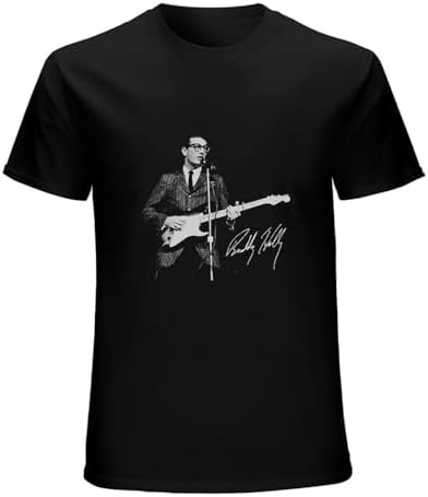 Buddy Holly - Camiseta unisex para hombre, diseño con impresión g...