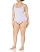 Amazon Essentials Women's One-Piece Coverage Swimsuit (Available in Plus Size), Lavender, X-Large