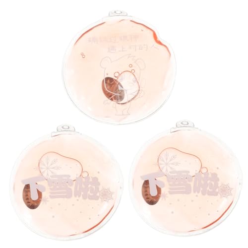 Milisten 3pcs Self-Heating Hand Bags Reusable Gel Warmers Convenient Portable Hand Warmers for Cold Weather for Outdoor Activities and Daily Use
