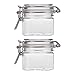 Cabilock 2pcs Honey Airtight Jar Jam Plastic Containers Coffee Bean Airtight Plastic Jars Kitchen Sealed Bottles Kitchen Plastic Jars Transparent Honey Bottles Beans Storage Candy Bottle The Pet