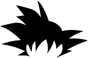 PixieBitz Goku Hair - DragonBall Z Inspired Stencil - 12" x 8" - 190Mu Mylar A, Airbrushing, Craft, Grafitti ST-ML-AN-00001