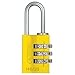 Combination Padlock, Side, Black/Silver