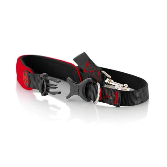 Image of Gooby Escape Free Sport Leash, Red, 4 FT