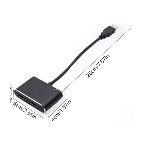 Cable convertidor de video USB 3.0 a HD 1080P accesorio de pantalla de monitor PC 2
