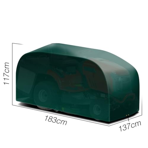 Funda de cortacésped resistente al viento y nieve para tractor 8