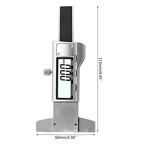 Band Diepte Meetinstrument Digitale Rvs Lcd scherm Band Monitoring Gauge 0-25.4mm voor SUV Truck Remklauwen Digitale… - Image 5