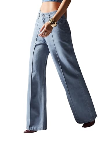 Jean pour femme Miss Chase pantalon denim stretch bleu classique