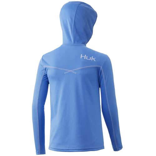 HUK Kids' Icon X Hoodie Long-Sleeve Shirt with Sun Protection2
