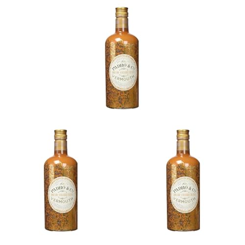 Vermouth Padró & Co Dorado Amargo Suave - 750 ml (Paquete de 3)